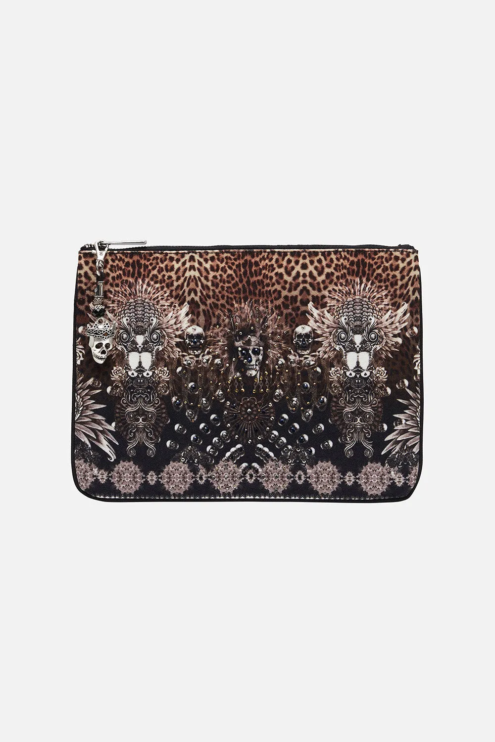 SMALL CANVAS CLUTCH ORDER OF DISORDER
