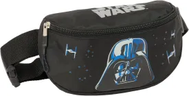 Star Wars Rebellion  Children's Waist Bag, Ideal for Young People and Children of Different Ages, Comfortable and Versatile, Quality and Resistance, 23 x 9 x 14 cm, Black/White, M, Casual, Black