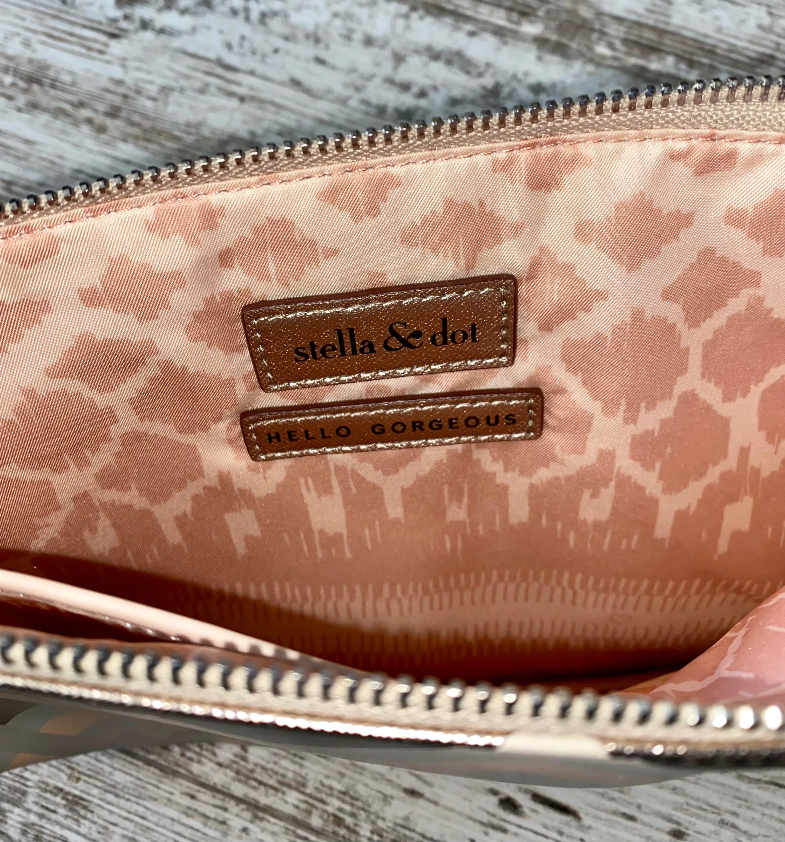 Stella & Dot Chevron Clutch
