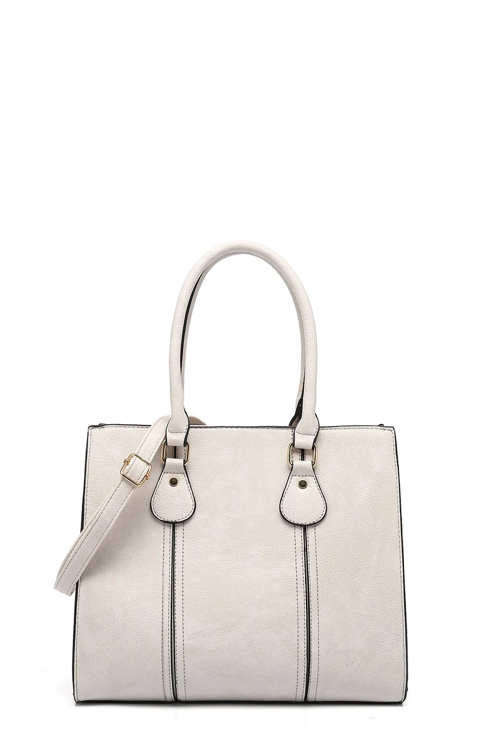 Structured Double Handle Tote 9525
