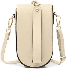 Sunwel Fashion Trendy Cell Phone Bag 5 Card Slots Mini Crossbody Bag Phone Purse Detachable Wristlet for Women Girls
