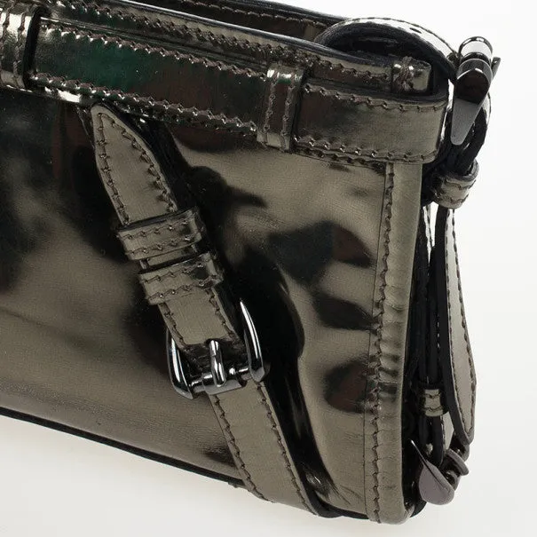 Trendy Inspired Burberry Metallic Clutch