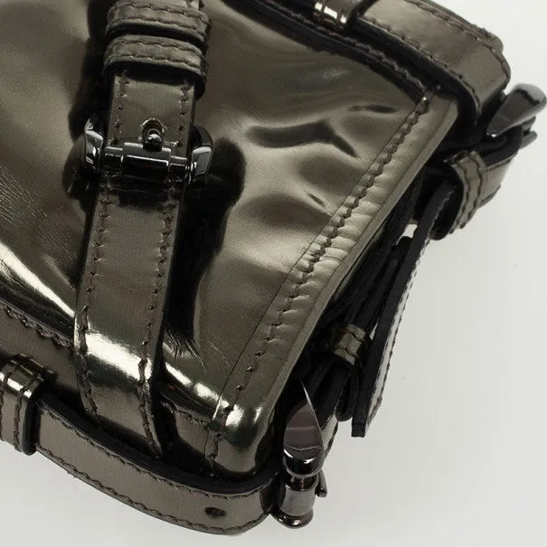 Trendy Inspired Burberry Metallic Clutch