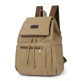 Unisex canvas backpack bag