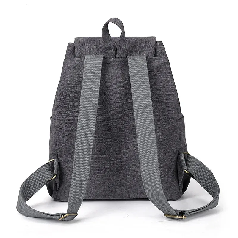 Unisex canvas backpack bag