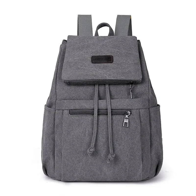 Unisex canvas backpack bag