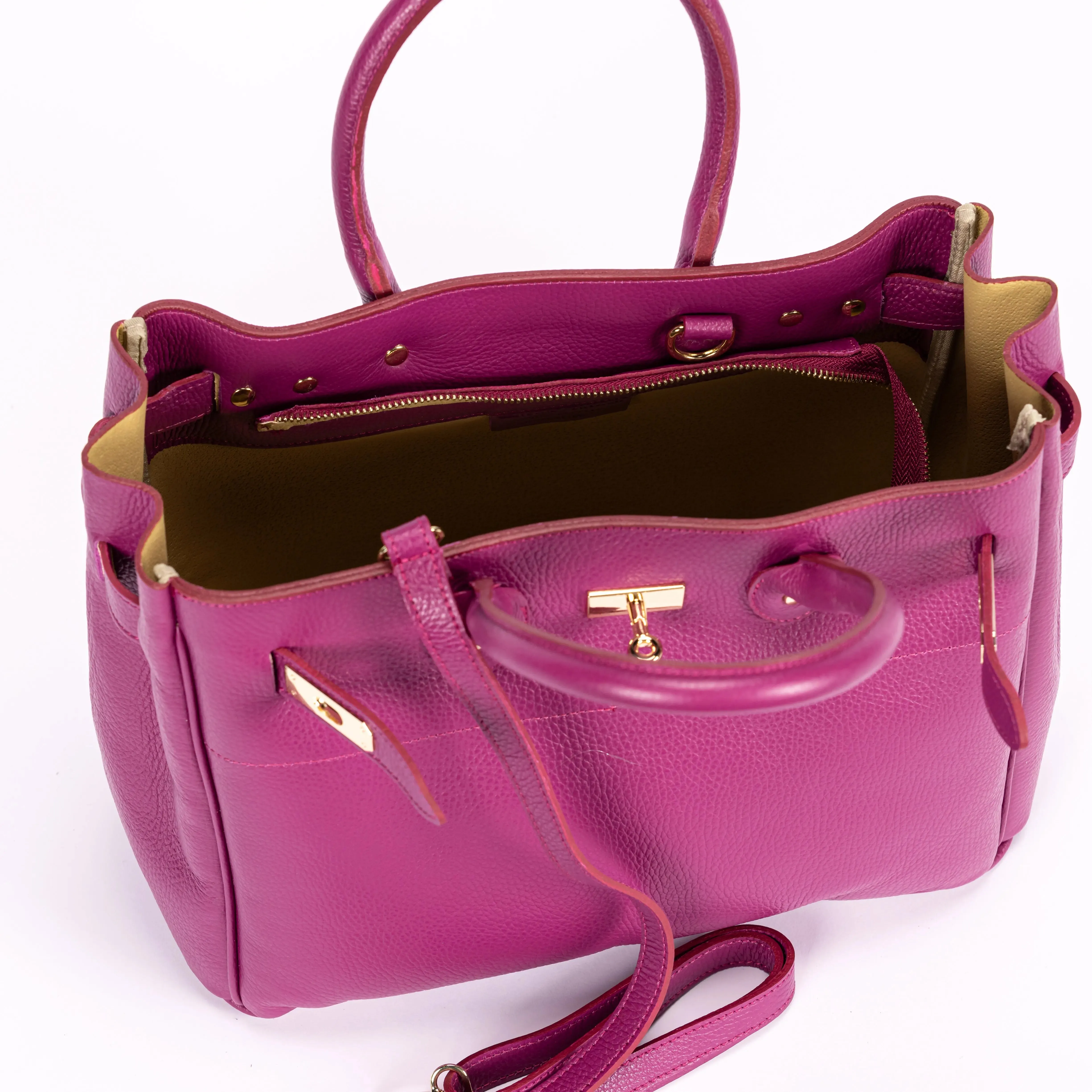Vichy Italian Leather Tote