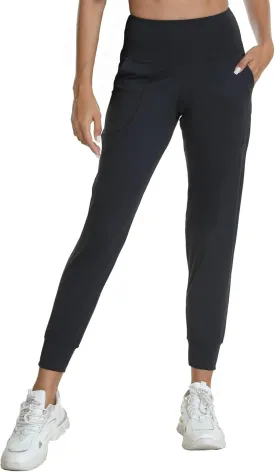Women's Workout Joggers with Pockets-Quick Dry Athletic Lounge Pants for Hiking Yoga and Running