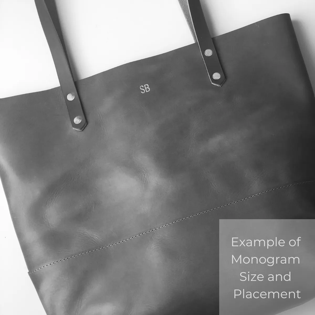 Work Tote in Italian Vegetable Tanned Leather - Brown