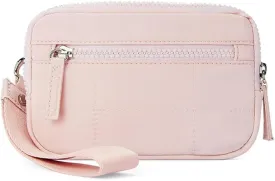 Wristlet Wallets for Women Keychain Wallet with 3 Zipper Purse for Credit Card Holder Wristlet Zip Mini Pouch