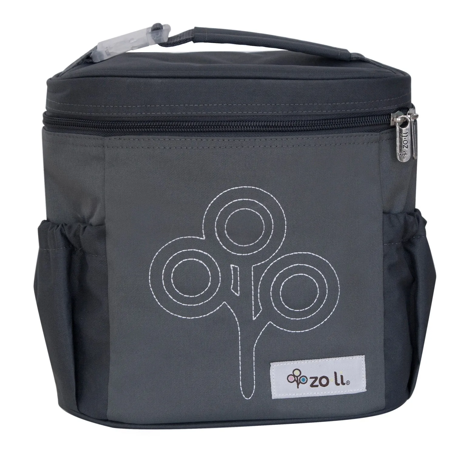 Zoli NOM NOM Insulated Lunch Bag - Grey