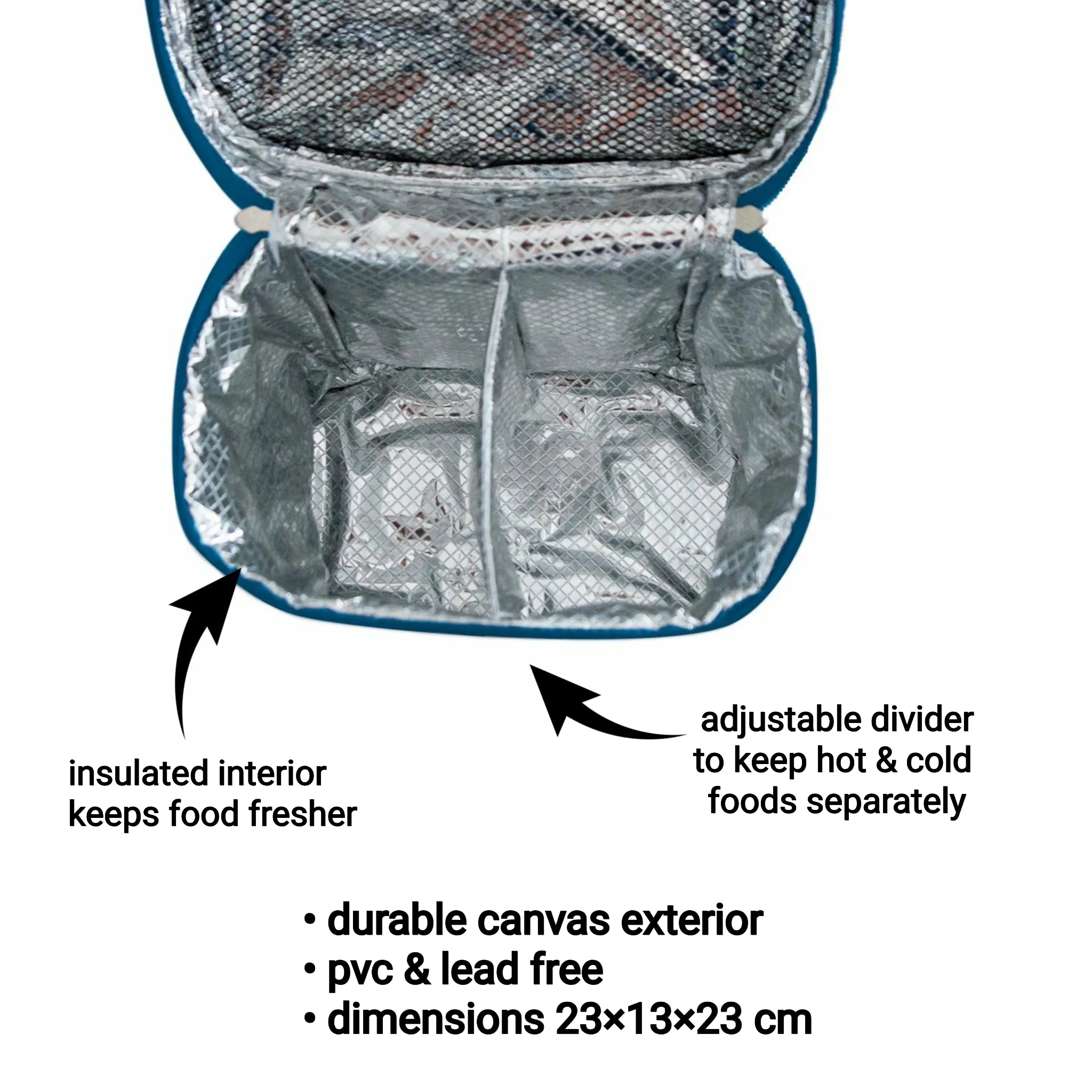 Zoli NOM NOM Insulated Lunch Bag - Mint